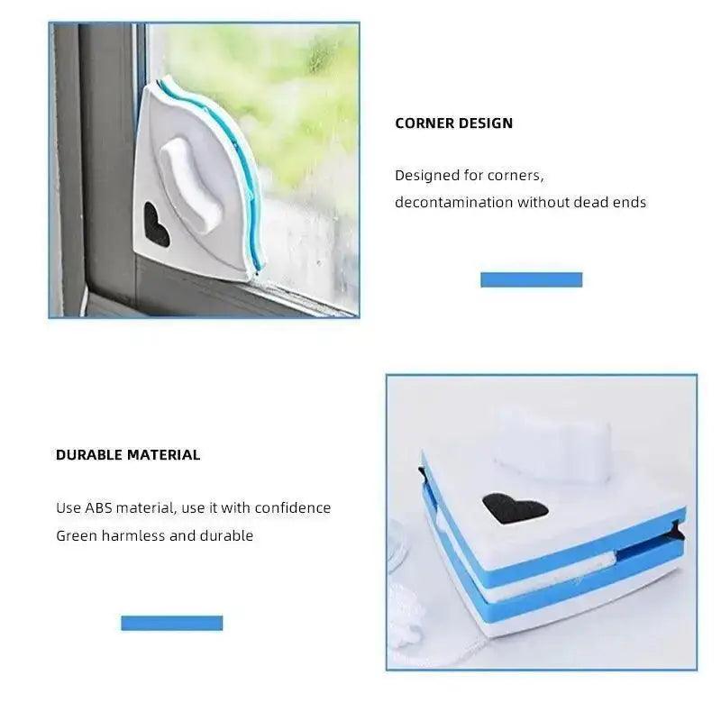 Double Sided Magnetic Window Glass Cleaner - HT Bazar