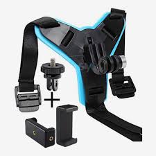 Helmet Chin Action Camera & Mobile Mount