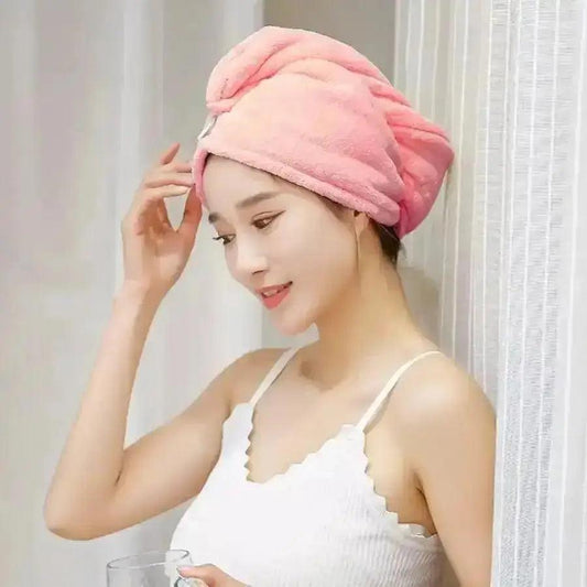 Dry hair cap towel - HT Bazar