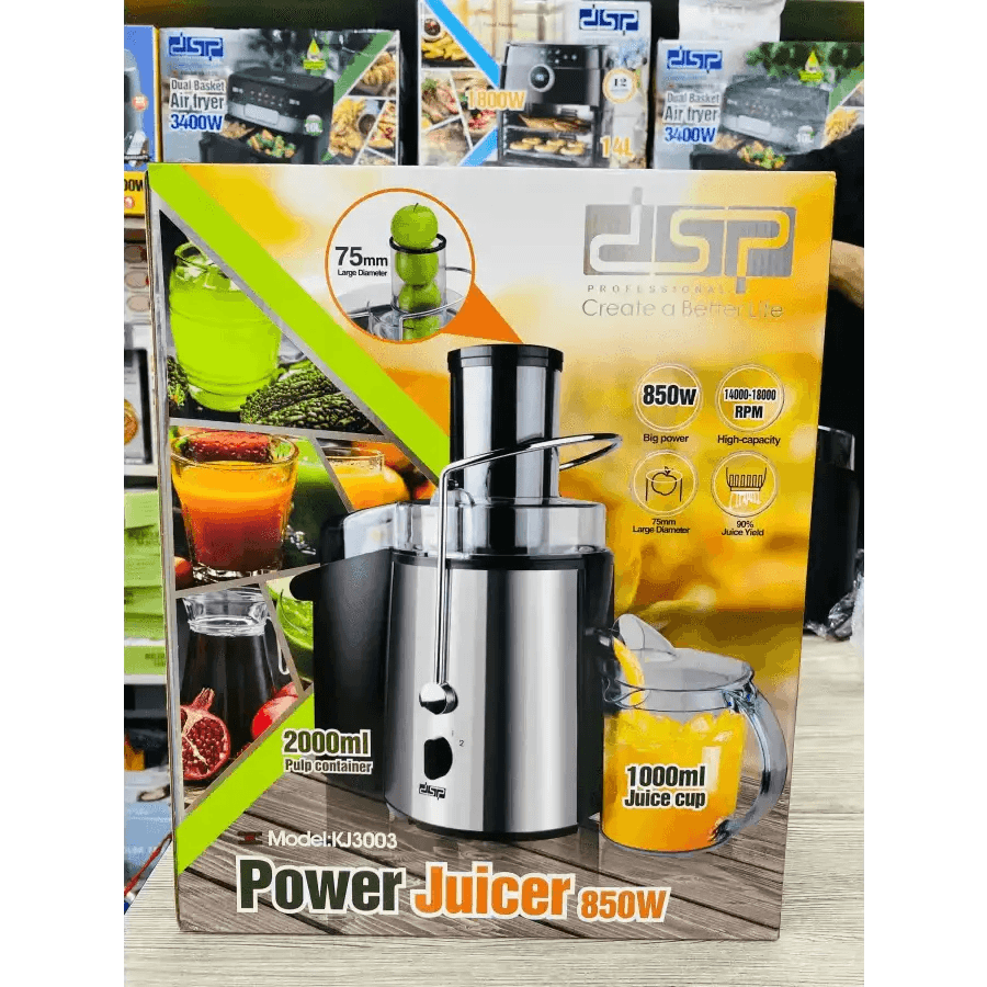 DSP Power Juicer-এই গরমে পান করুন অরিজিনাল ফলের জুস যেকোনো ফলের জুস হবে মাত্র ১ মিনিটে তাও আবার পানি ছাড়া ক্যামিকাল যুক্ত জুস খাওয়ার দিন শেষ - HT Bazar