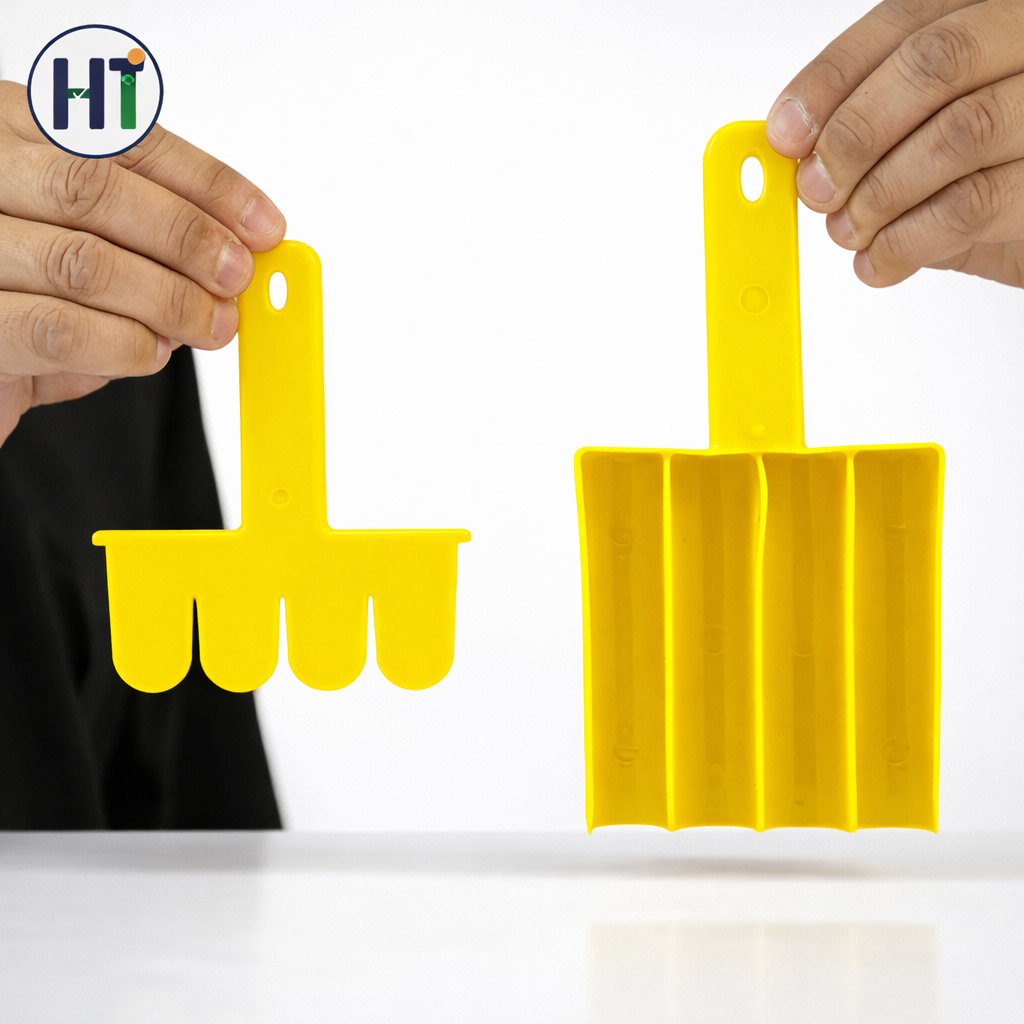 Creative Triple Head Plastic Meatball Maker Set with Spoon – Non-Stick Meat Ball Mold Tool