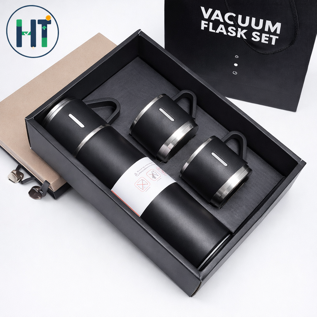 Stainless Steel Vacuum Flask Set