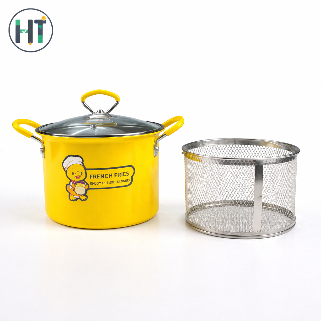 2L Multi-Function Deep Fryer Pot with Basket – Induction & Gas Compatible Frying Pot