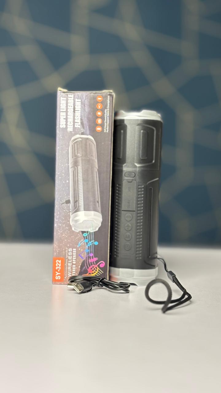 USB Rechargeable Strong Light LED Flashlight-SY322