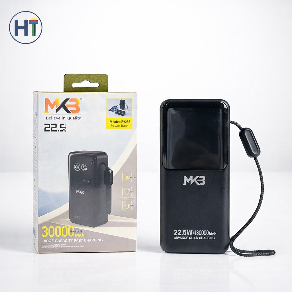 MKB Power Bank PK93 30000mAh (22.5W Fast Charging)