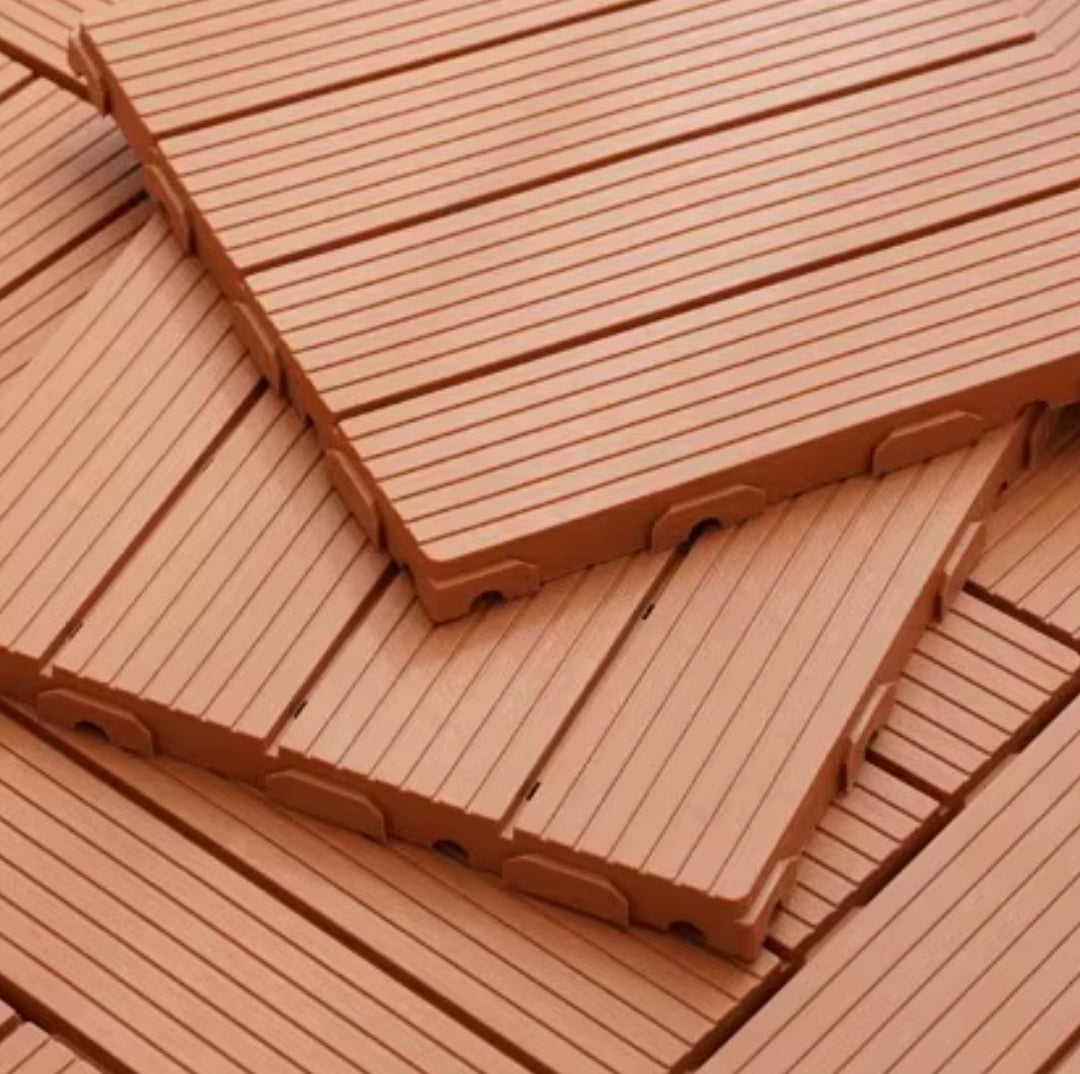 Interlocking Plastic Floor Tiles – 1ft x 1ft