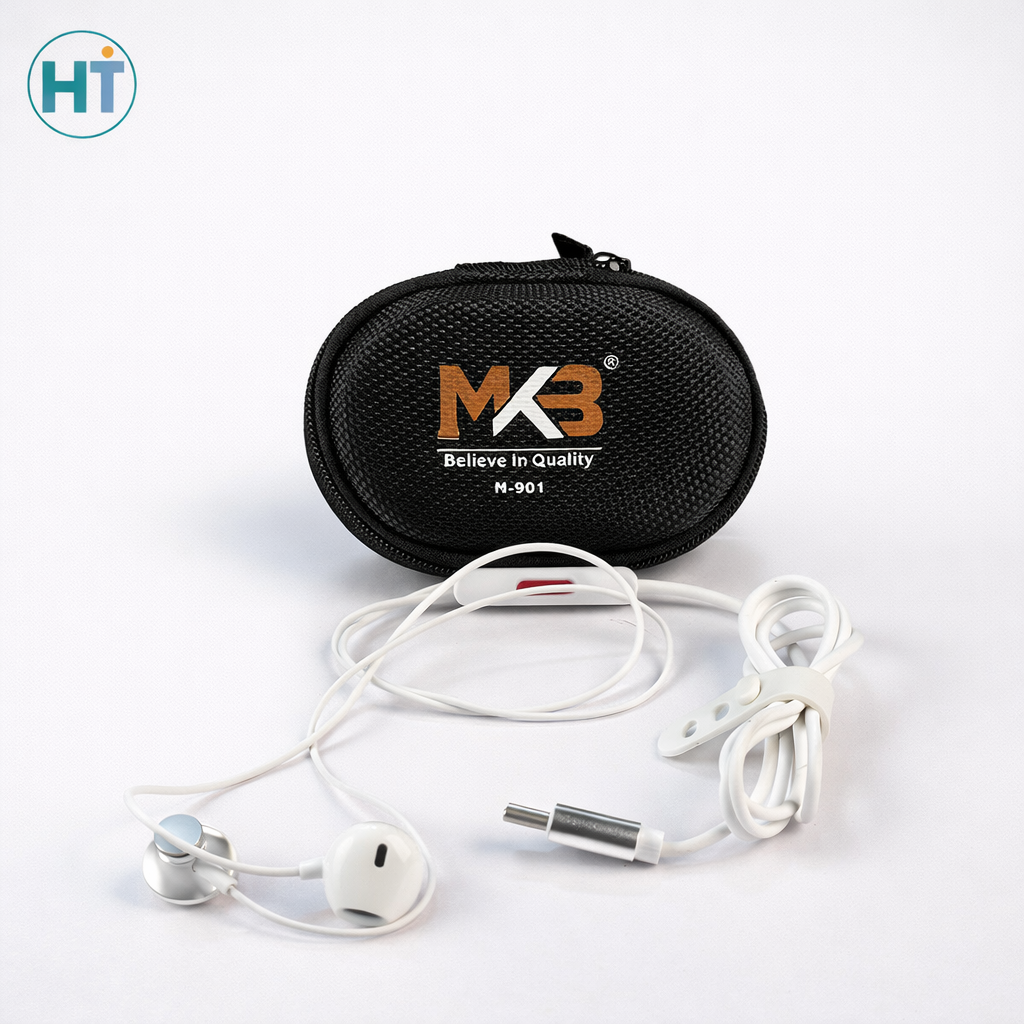 MKB M-901 Type-C Wired Earphones (10mm Speaker, 1.1m Cable)