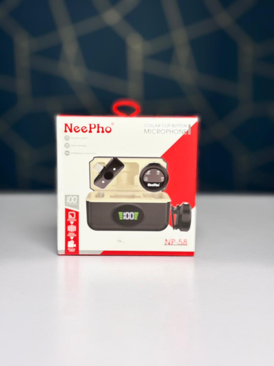 NeePho Wireless Clip-On Microphone NP-58