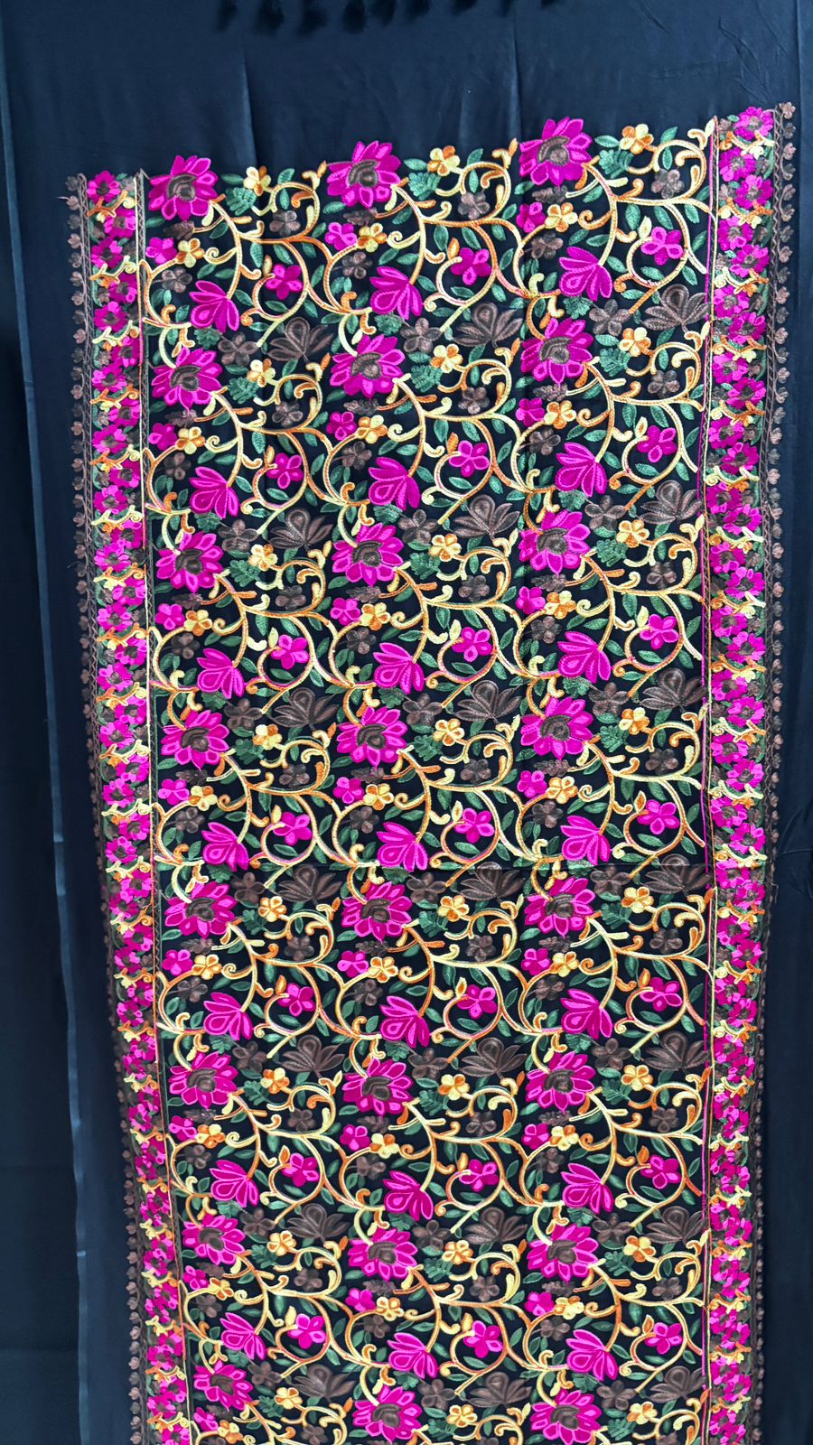 kashmiri Design Shawl For Women Double Part