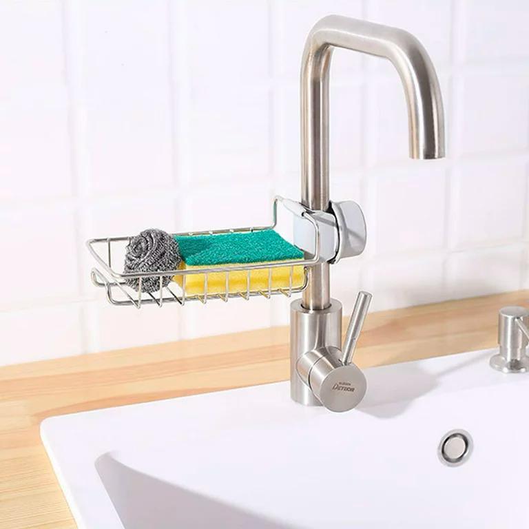 Faucet Sink Rack Double layer faucet rack-ডাবল লেয়ার ফসেট রেক - HT Bazar