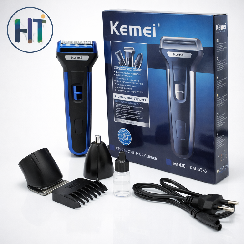 KM-6330 3 In 1 Hair Trimmer Grooming Kit