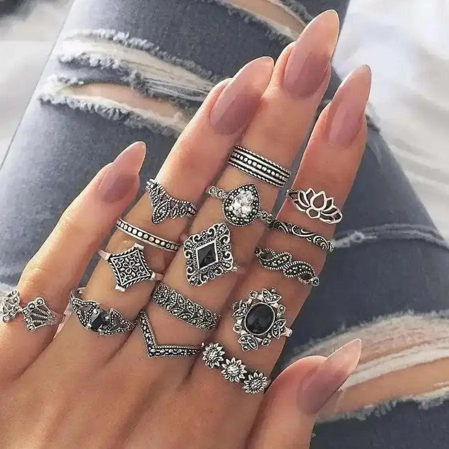 Finger Ring 15 pcs - HT Bazar