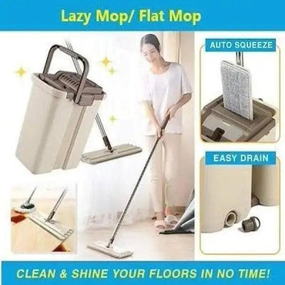 Floor Cleaning Flat Mop with water tank - HT Bazar