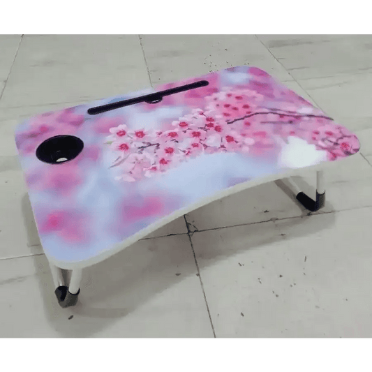 Folding table pink flower - HT Bazar