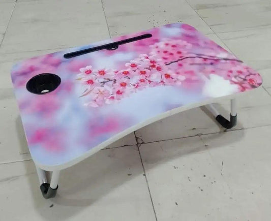 Folding table pink flower - HT Bazar