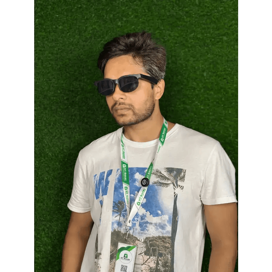 Futuristic Wireless Headset Glass - HT Bazar