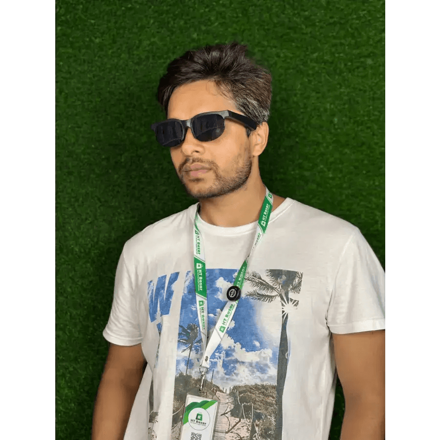 Futuristic Wireless Headset Glass - HT Bazar