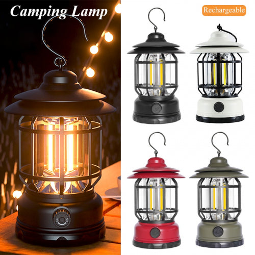 Retro 360° Hurricane Camping Lamp