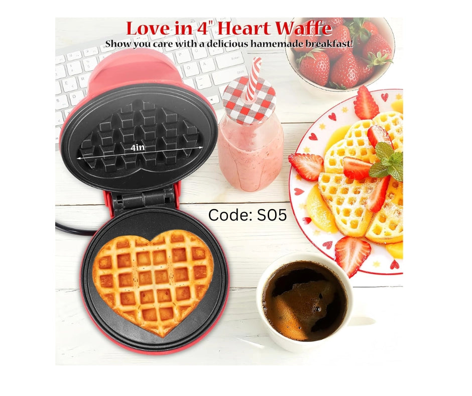 4 Inch Mini Waffle Maker
