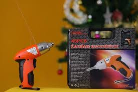 45 Pcs Cordless Screwdriver Set