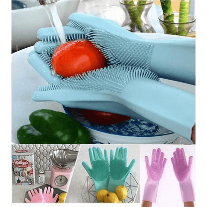 Magic Silicone Hand Gloves - HT Bazar