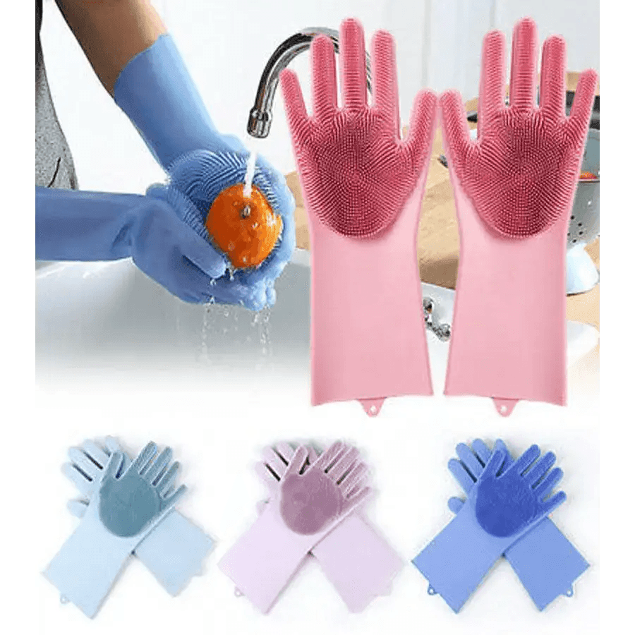 Magic Silicone Hand Gloves - HT Bazar