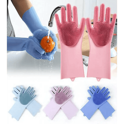 Magic Silicone Hand Gloves - HT Bazar