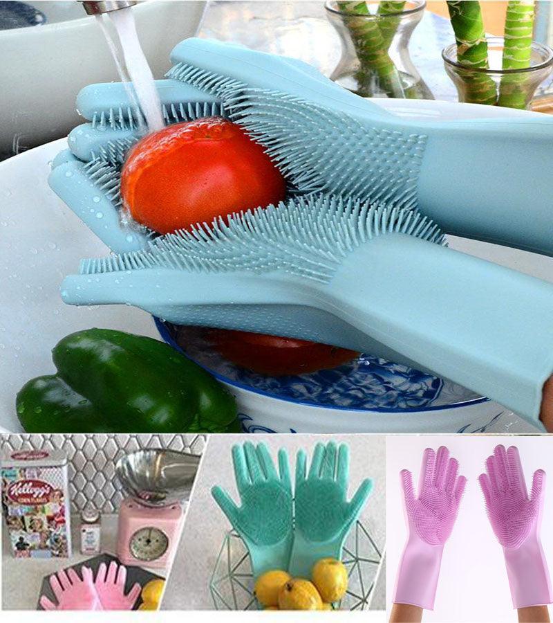 Magic Silicone Hand Gloves - HT Bazar