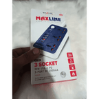 Maxline 3 Socket & 4 USB With Lightning Port Fast Charging Multiplug - HT Bazar