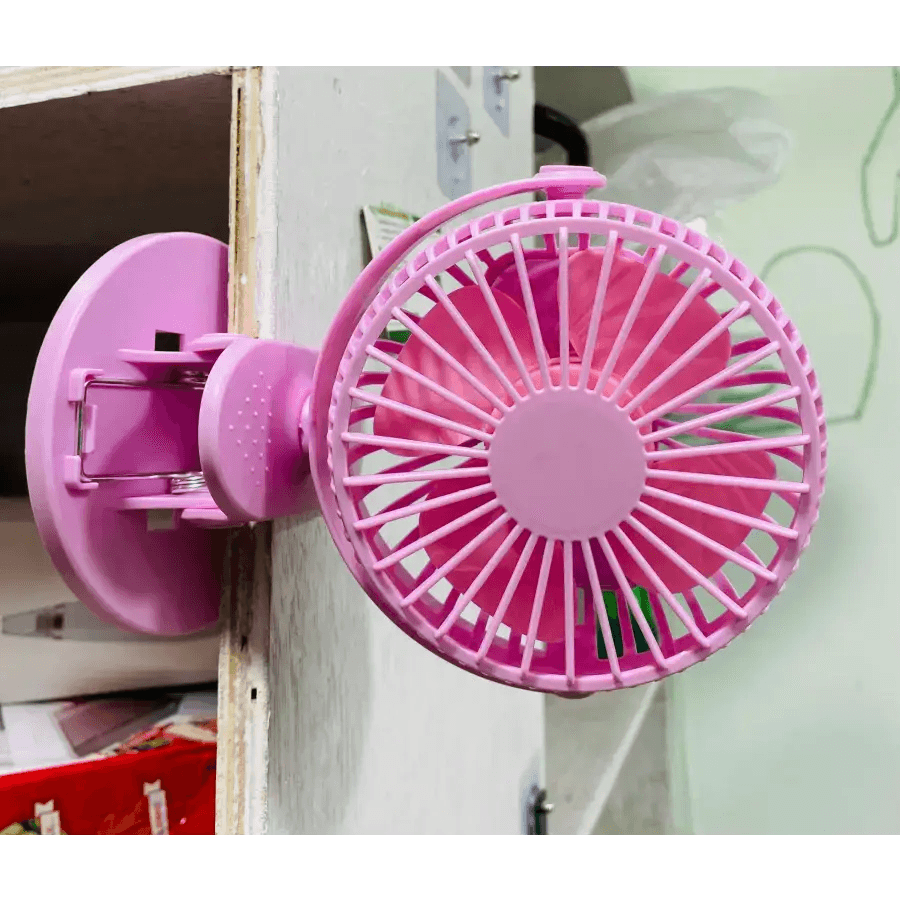 Mini clam Fan - এই ফ্যানের সাথে আমরা ২টা করে ব্যাটারি দিচ্ছি - HT Bazar