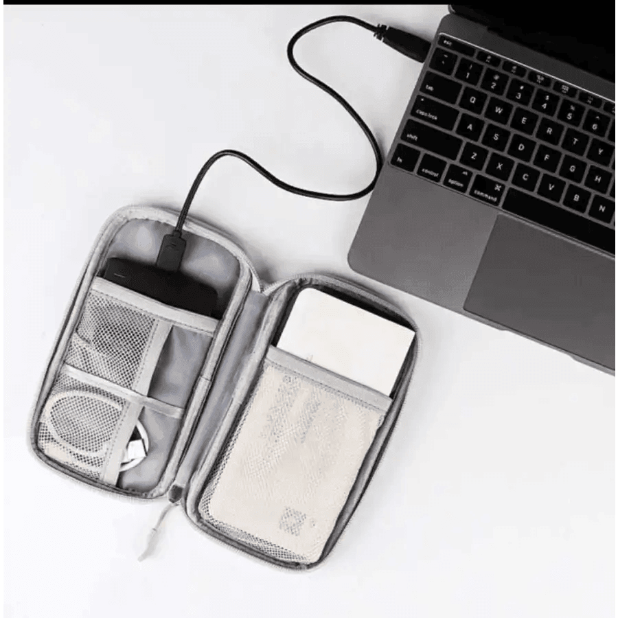 Mini Electronic Accessories Storage Bag - HT Bazar