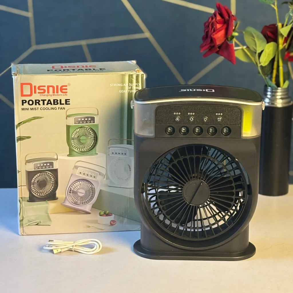 DISNIE Mini Portable Rechargeble Cooling Mist Fan / Air Cooler