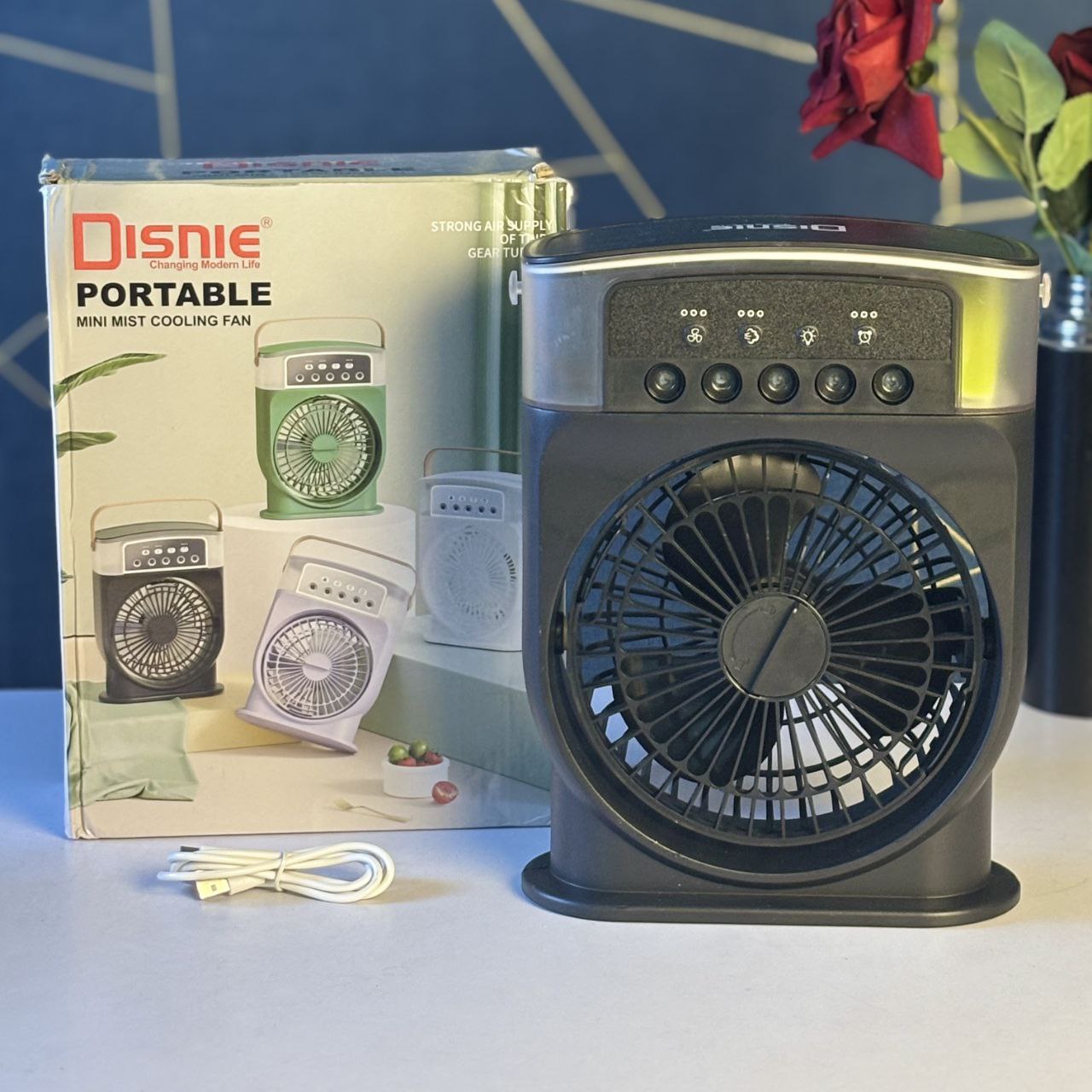 DISNIE Mini Portable Rechargeble Cooling Mist Fan / Air Cooler