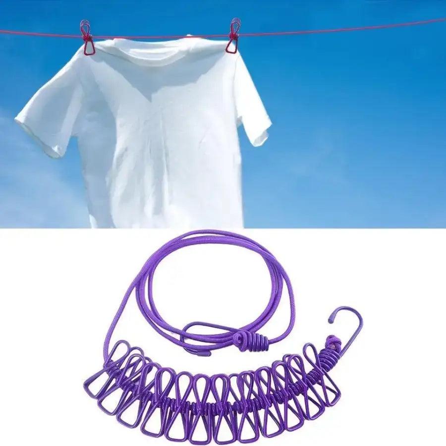 Portable Clothing Clothesline - HT Bazar