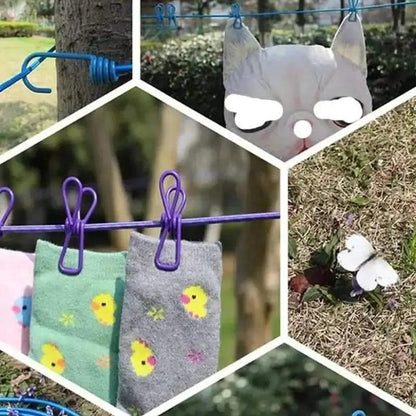 Portable Clothing Clothesline - HT Bazar