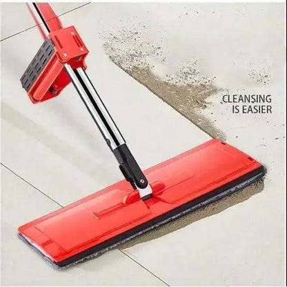 Premium free hand flat mop- Keep your floors spotless - HT Bazar