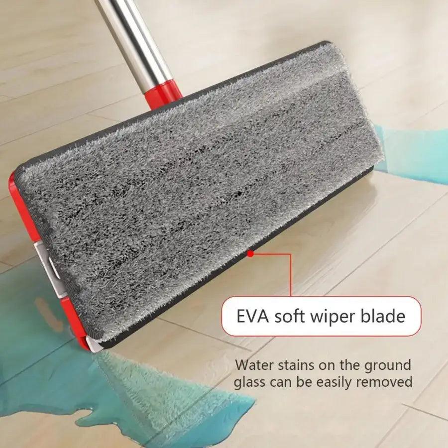 Premium free hand flat mop- Keep your floors spotless - HT Bazar