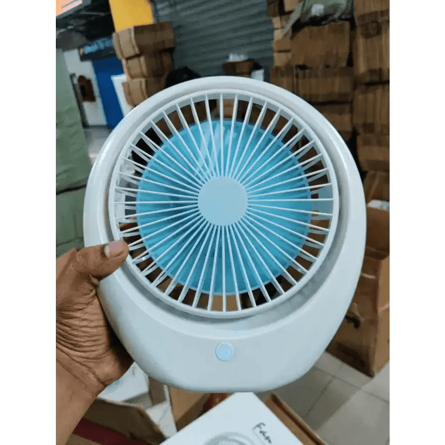 Premium rechargeable fan- 1 year service warranty - HT Bazar