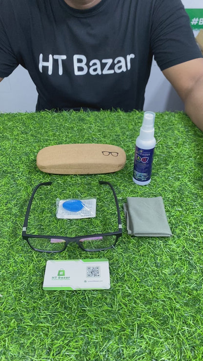 Choshma Bluecut: Premium Frame with Free Box, Lens Cleaner, and Blue Cut Test!কিট - 103