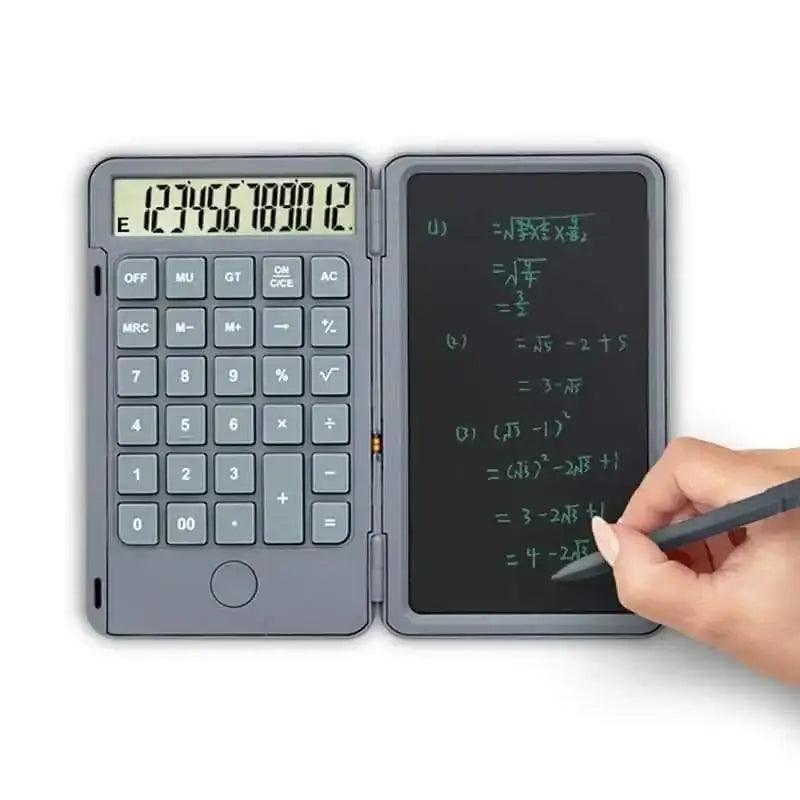 Rechargeable Calculator with Writing Tablet and Touch Pen - HT Bazar