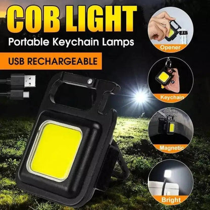 Rechargeable Mini LED Keychain Light - HT Bazar