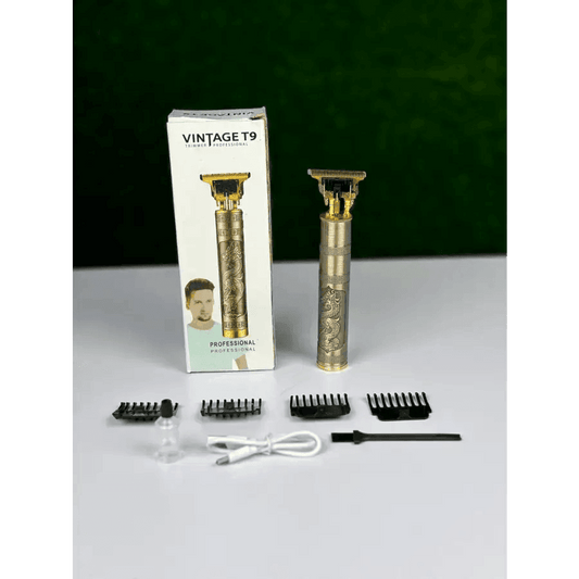 Rechargeble Vintage T9 Trimmer Type-C Charging - HT Bazar