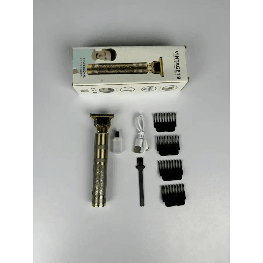 Rechargeble Vintage T9 Trimmer Type-C Charging - HT Bazar
