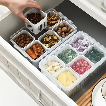 6 Grids Refrigerator Storage Box