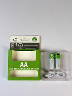 দুই পিস করে Rechargeable Battery Set with Type-C Charging Cable