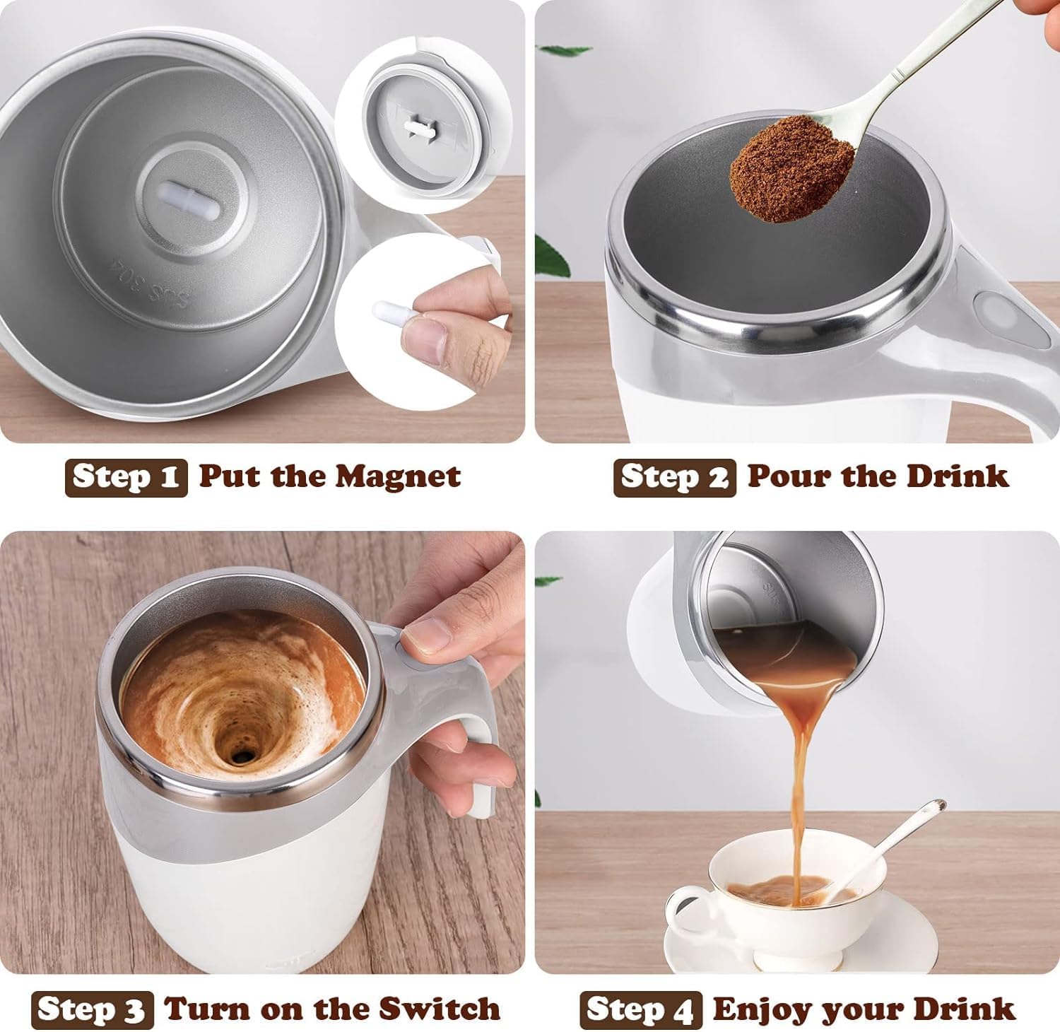 Rechargeable Stirring Cup