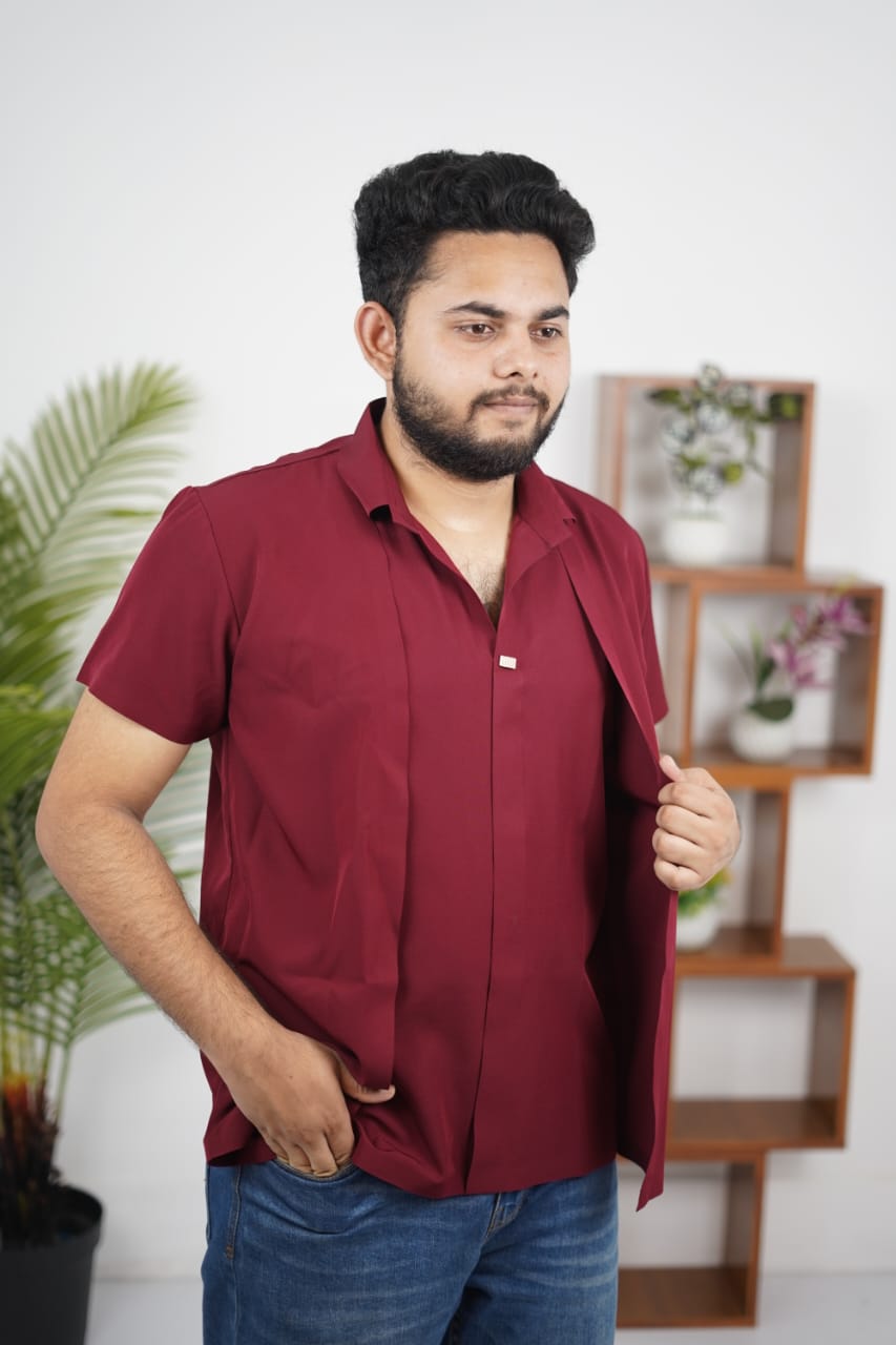 Stylish Overlap Casual Shirt