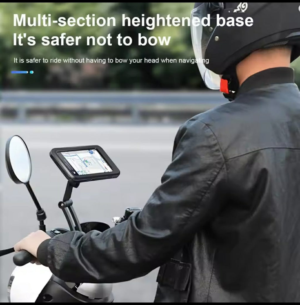 Waterproof 360° Rotation Motorcycle/Bicycle Handlebar Mount Phone Holder