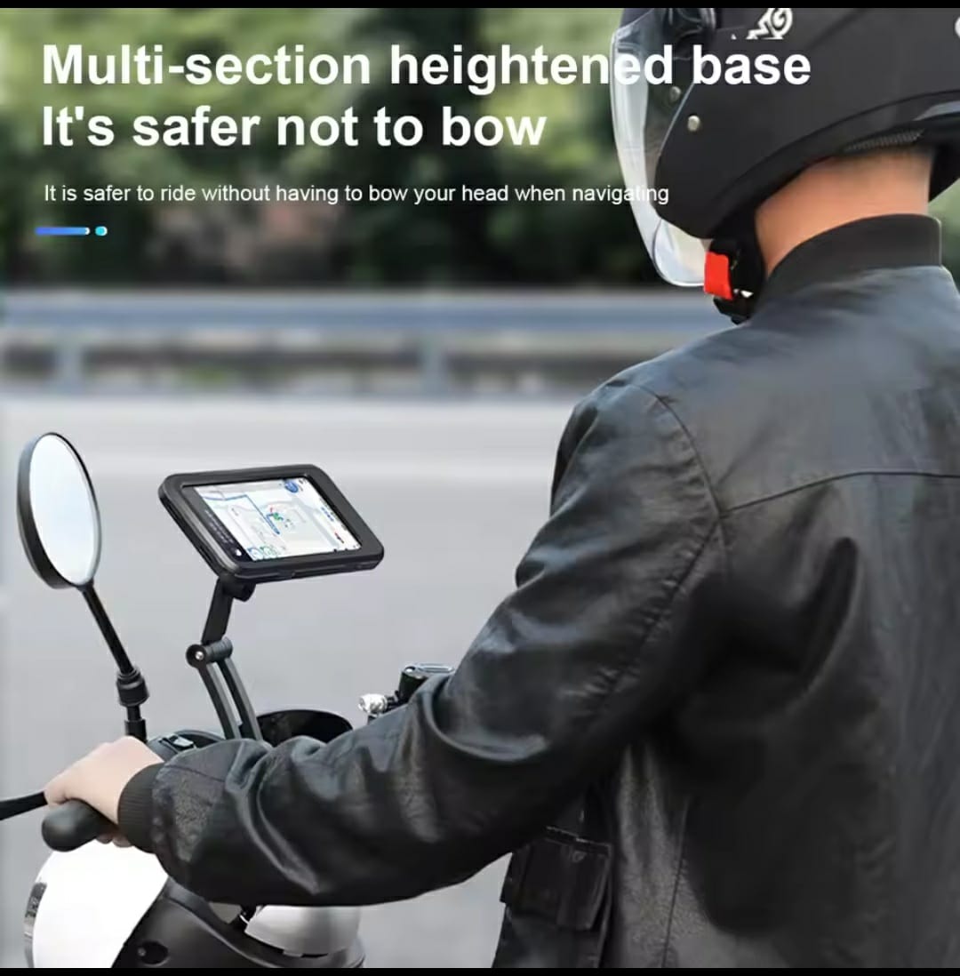 Waterproof 360° Rotation Motorcycle/Bicycle Handlebar Mount Phone Holder