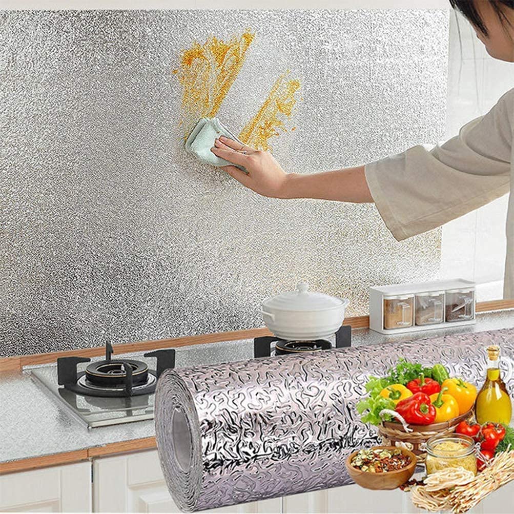Oil-Proof Aluminum Foil Kitchen Sticker